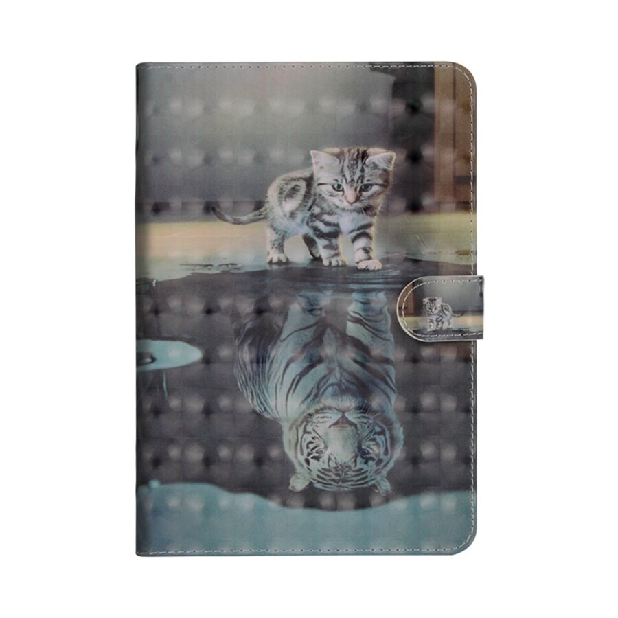 Cat Painting PU Leather Case For Samsung Galaxy Tab A 10.1 inch model SM-T580 T585 T580 T585N Cover tablet case +FilmGift: MH