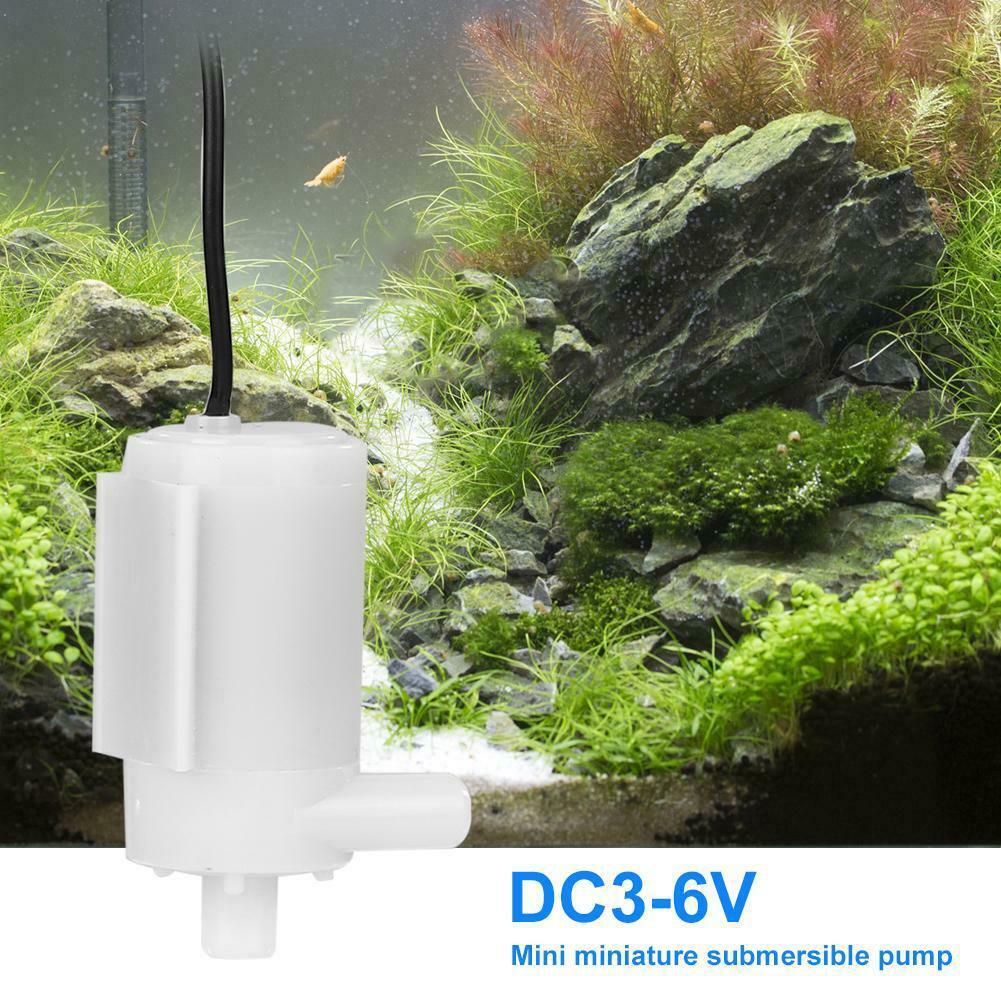 Lydløs mini vandpumpe  dc3 v 5 v 6 v 9v solar lader dc vandpumpe