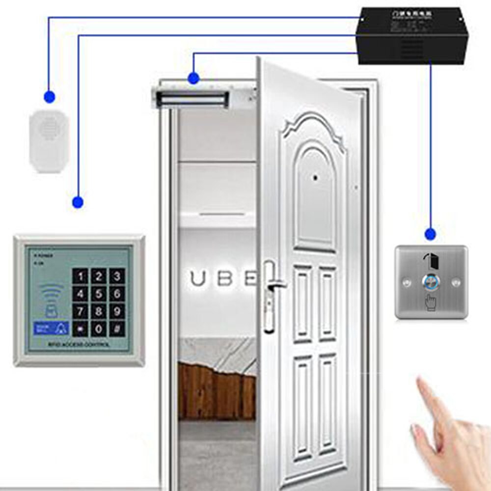 Stainless Steel Exit Button Push Switch Door Sensor Opener Release for Access Control Silver