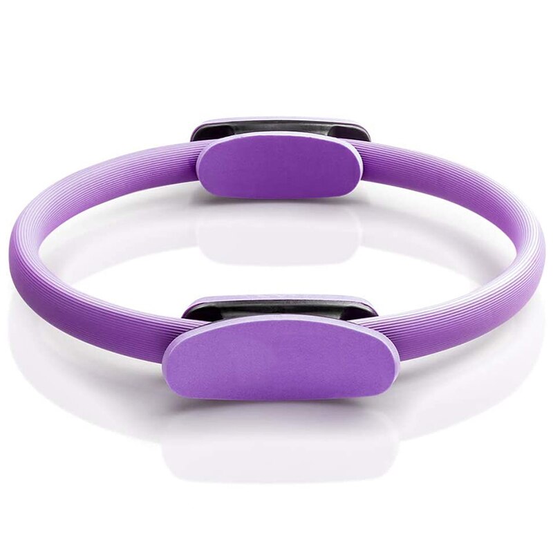 Yoga Pilates anneau magique enveloppement minceur musculation formation robuste PP + NBR matériel Yoga cercle: Purple