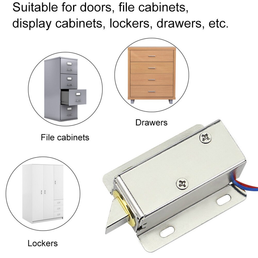 Electric Cabinet Lock for Electronic Solenoid Lock Door