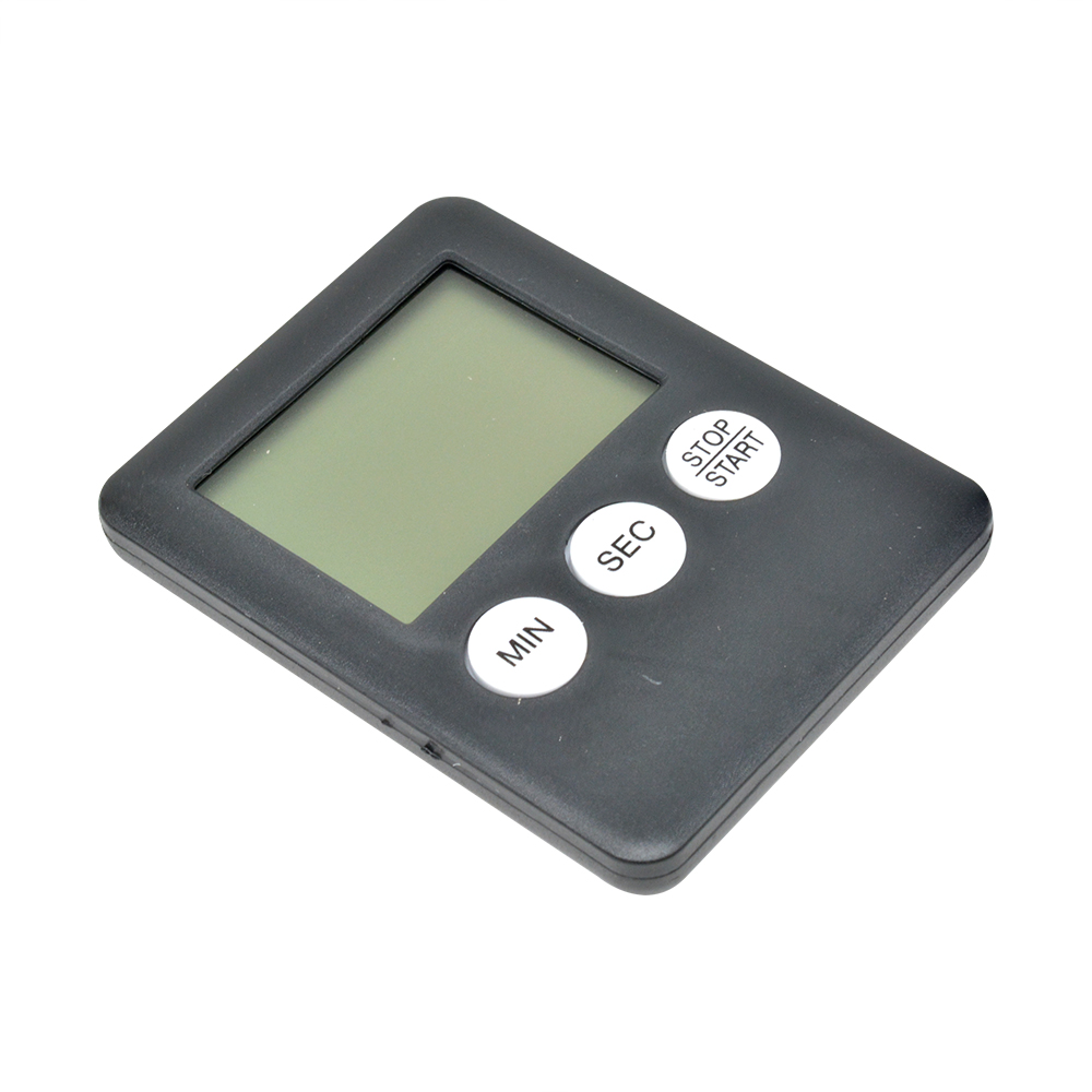 Magnetisk køkkenur digital madlavning bagning lcd nedtælling op høj alarm nedtælling vækkeur magnetur søvnur køkken sup