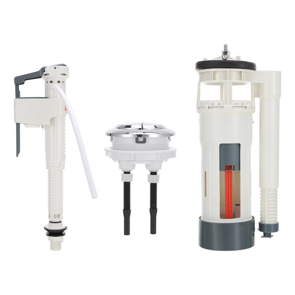 1 Set Durable Toilet Flush Repair Kit with Button Toilet Tank fitting