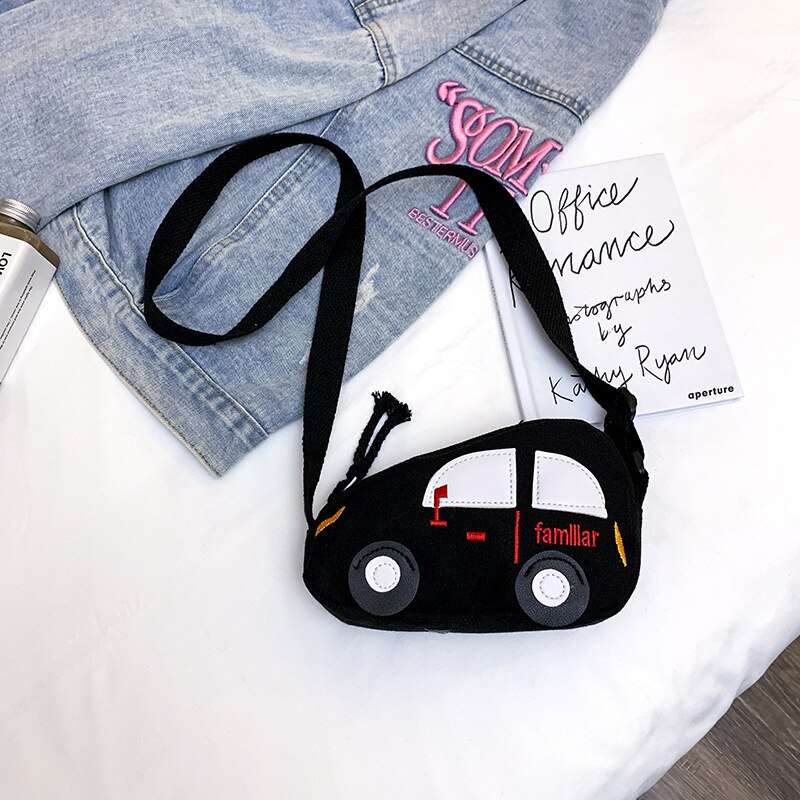 Mini Tas Excentrieke Persoonlijkheid Hong Kong Stijl Meisje Zak Auto Canvas Messenger Bag Kinderen Tas
