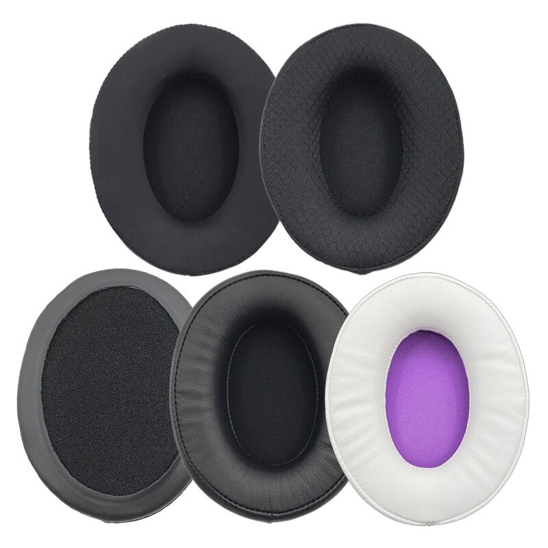 Almofadas de espuma macia para fones de ouvido, substituição de gel de gelo, rede proteica para kingston hyperx cloud mix flight alpha s, almofada 12.24