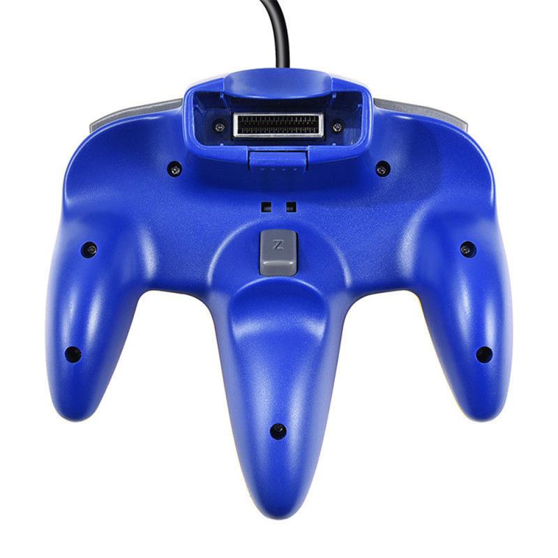 Mando de consola N64, mando largo con cable para 64 juegos clásicos, PC, interruptor de asa