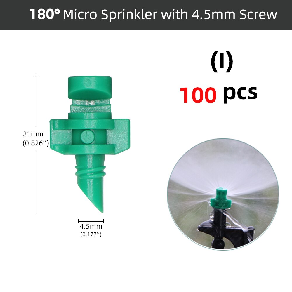 20-100pcs 90/180/360 Degree Refraction Nozzle Threaded Connection Sprinkler Garden Agricultural Irrigation Plant Spray Nozzles: Navy Blue