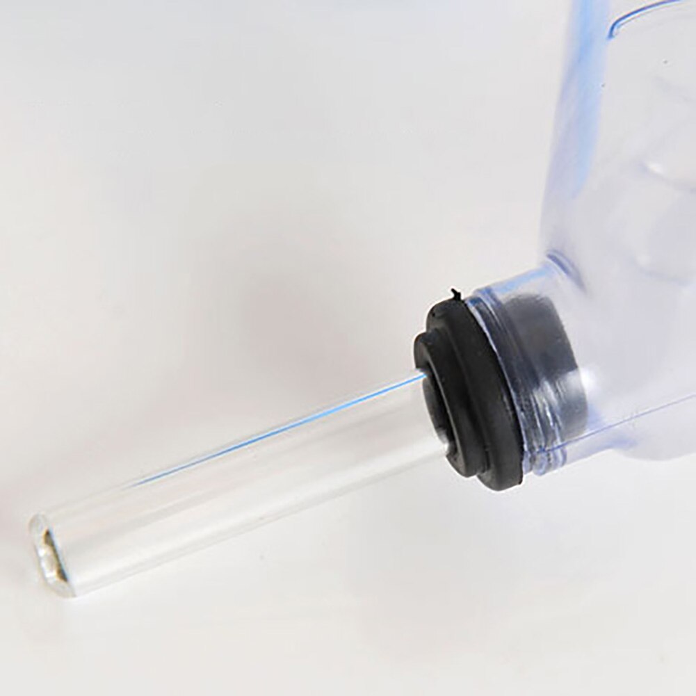 Hamster vattenflaska 1pc 50ml läckagesäkra vakuum husdjur hamster dricksvatten dispenser matarflaskor