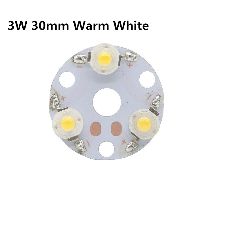 1 stk led cree power 3w 5w 7w hvid varm hvid høj lysstyrke led lysemitterende diode rund aluminium substrat pcb til diy