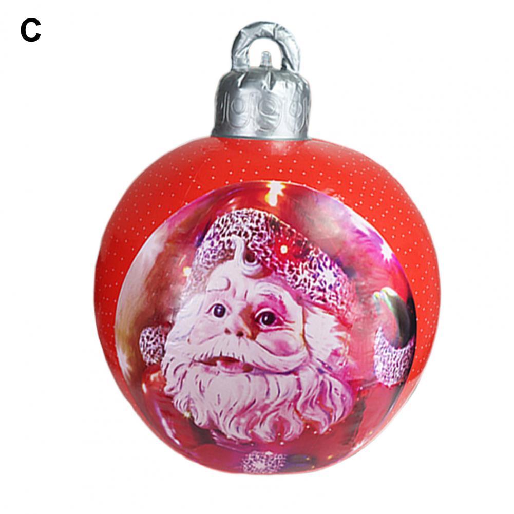 Trendy Balloon Ornamental Lightweight Birthday Balloon Santa Pattern Festival Balloon for Banquet Decorative Balloon: C