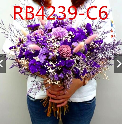 Accessoires de mariée de mariage tenant des fleurs 3303 RB4239: RB4239-C6