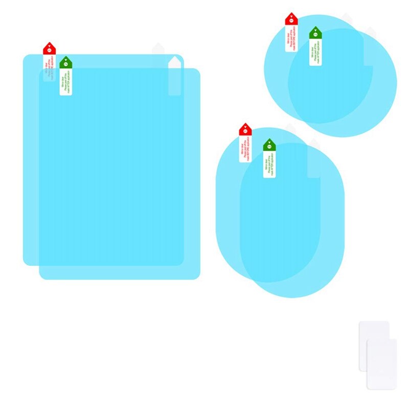 6pz auto Retrovisore Pellicola A Specchio Specchietto Laterale auto anti-bagliore Pellicola Nano film anti-nebbia Pioggia Impermeabile membrana di Protezione auto Retrovisore