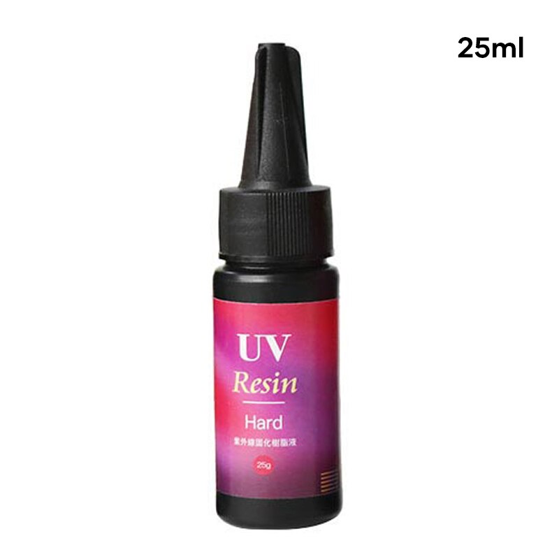 Peinture époxy UV Colle Cristal Moule Époxy Résine Résine Colorant BIJOUX À BRICOLER SOI-MÊME Production HANW88: 25ml Hard