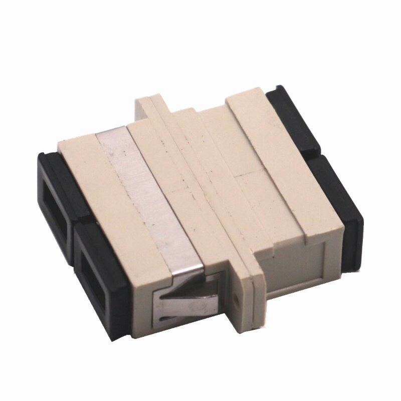 10pcs FTTH Optical Fiber Adapter SC/UPC Multimode Duplex Fiber flange SC-SC UPC Fiber Optic Adapter Connector