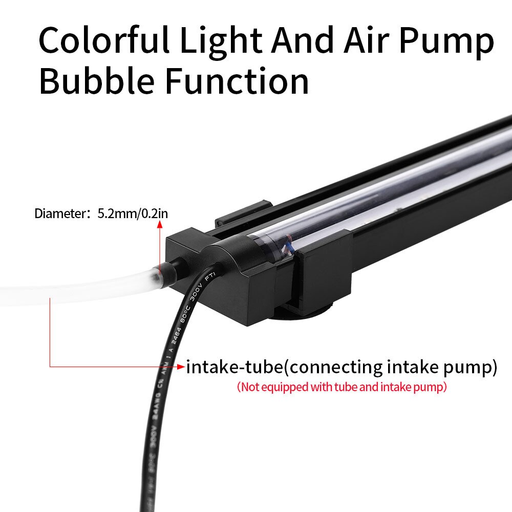 Kleurrijke Kleur Veranderende Led Aquarium Licht Duiken Licht Led Afstandsbediening Kleur Veranderende Onderwater Licht Led Aquarium