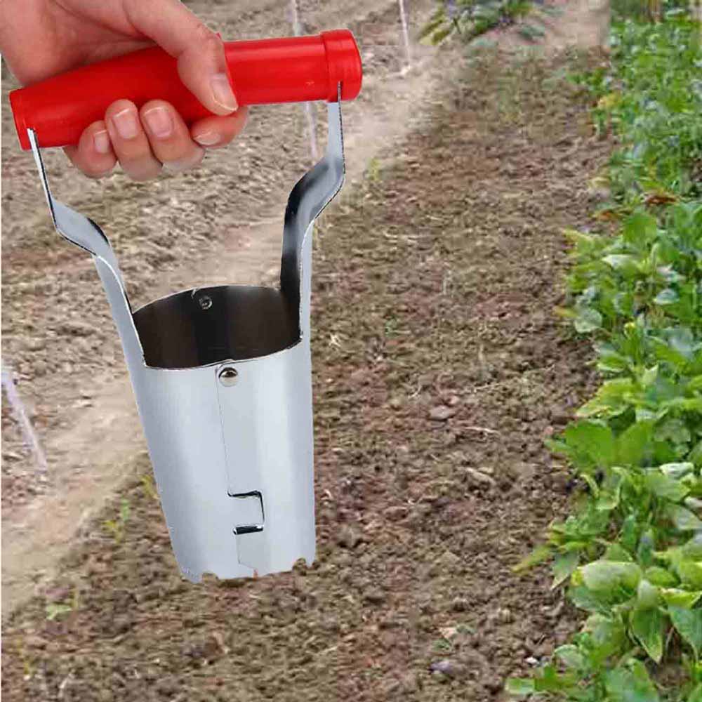 23cm Iron Garden Plants Seedling Transplant Tools Handheld Transplanter Seedlings Gardening Tool Garden Supplies Garden Tools