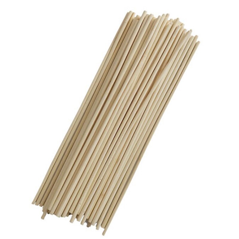 50PCs Garden Bamboo Stick Plant Growth Support Rod Branch Wooden Chopsticks
