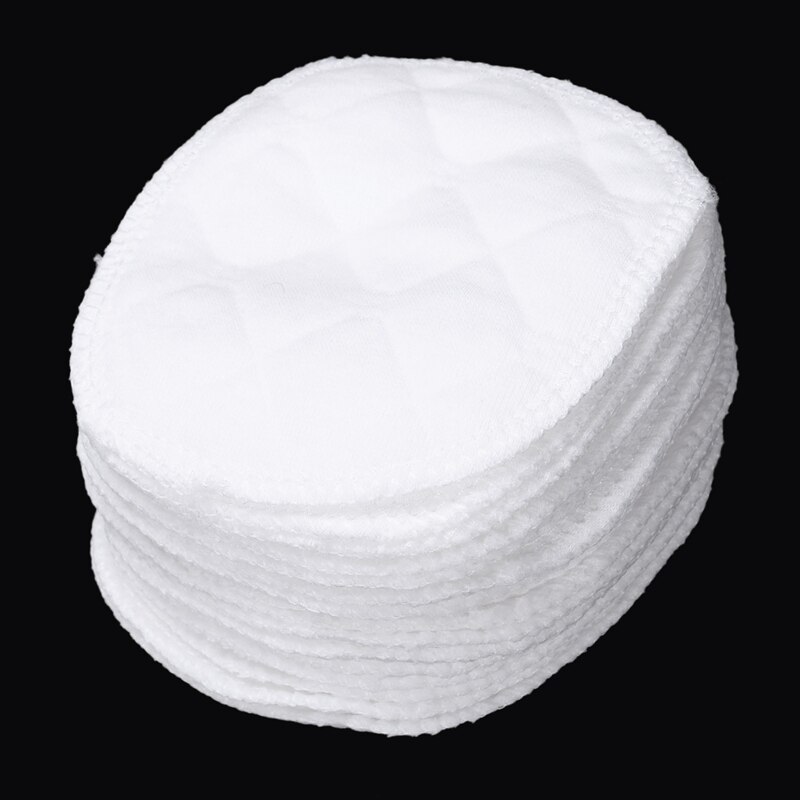 20 almohadillas de pecho Ultra cómodas lavables de algodón Extra absorbente para bebé, blanco