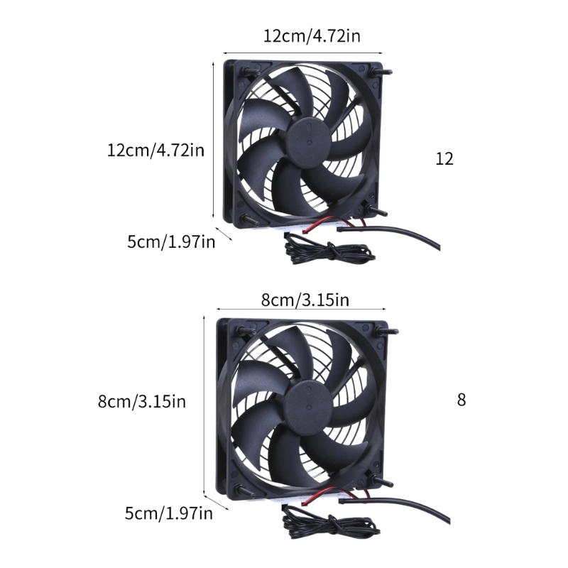 For Industrial Machine PWM Cooling Fan Intelligent Temperature Control Radiator