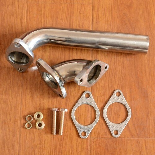 35MM 38MM wg Turbo Wastegate Exhaust Dump Tube Pipe + Elbow Pipe Kit WG