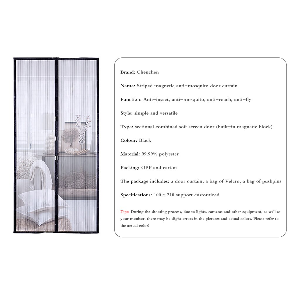 Fly Screen Door Magnetic Fly Insect Screen Door Screen Mesh Curtain Anti-Mosquito Screens