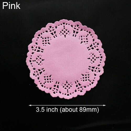 100 Napperons Dentelle 24 Cm Ronds Blancs - Jetables, Absorbants, Décoration Gâteau Mariage Anniversaire