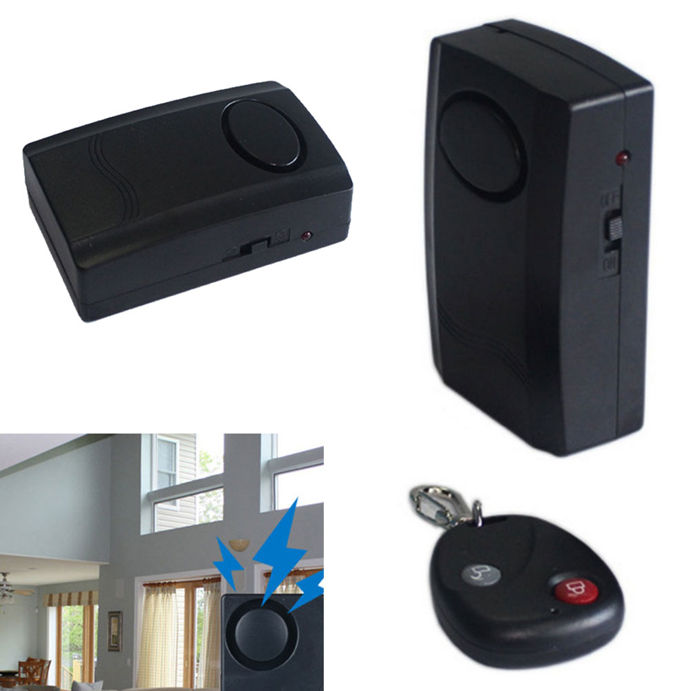 Alarma de seguridad antirrobo para motocicleta y moto, con Control remoto, alarma de vibración, llavero para puerta/ventana