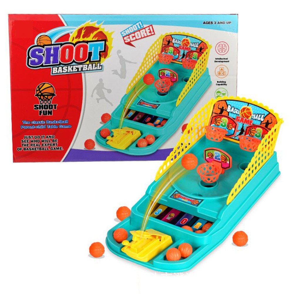 Mini Desktop Basketball Game Tabletop Shooting Toy Interactive Family Party Games Educational Toys For Kids And Adults Party Toy