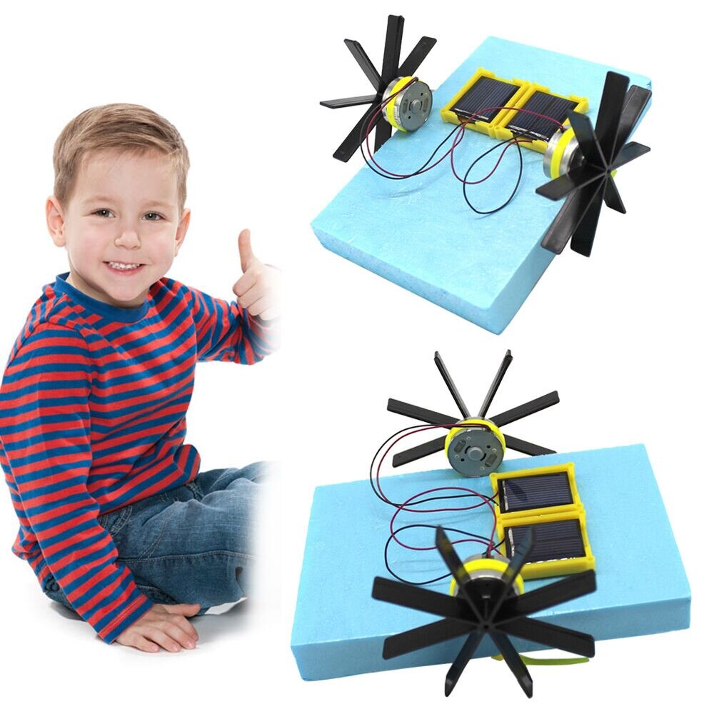 Solar Speelgoed Auto DIY Mini Zonne-energie Solar Paddle Boot Kinderen Educatief Gadget Speelgoed Cadeau Voor Kinderen #40