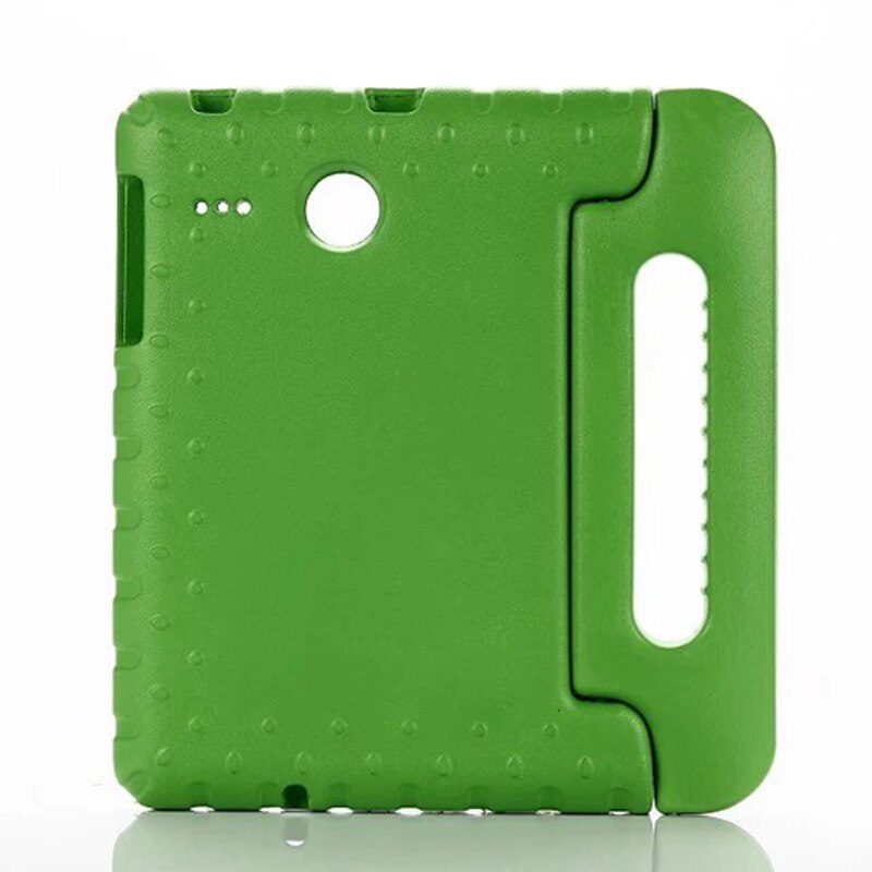 Coque for Samsung Galaxy Tab E 8.0 SM-T377 T375 T378 Case Kids Shockproof EVA Case for Samsung Tab E 8.0 T377 Cover Stand: green