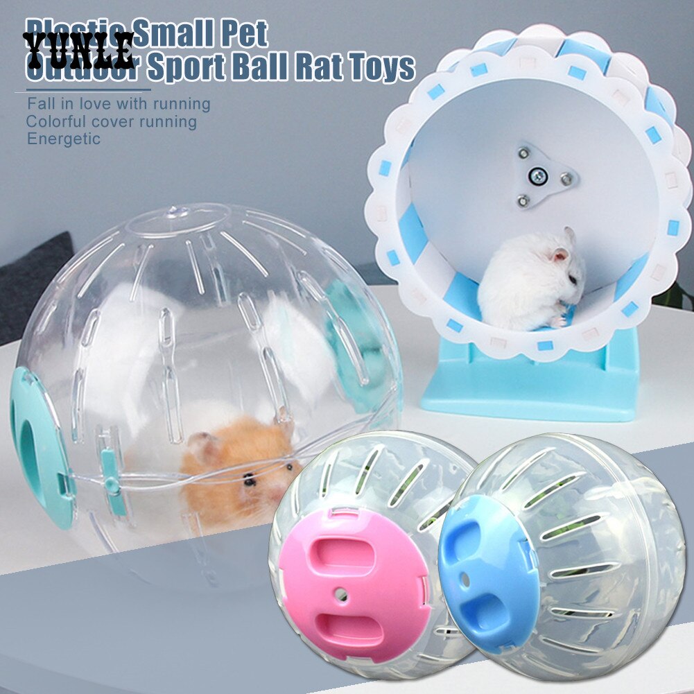 Plastic Outdoor Sport Ball Grounder Rat Small Pet Rodent Mice Jogging Ball Toy Hamster Gerbil Rat Exercise Balls Play Toys