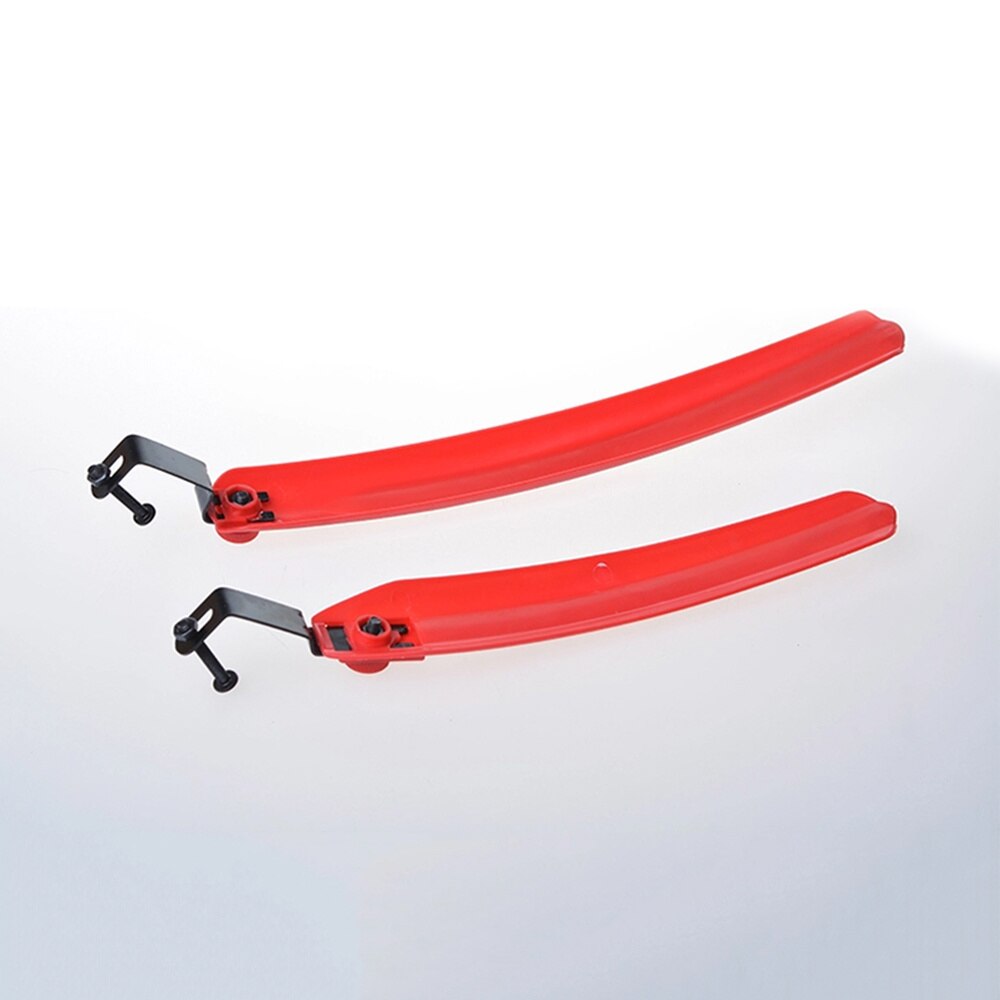 1 Pair Bike Universal Mountain Bicycle Mud Guard Quick Release Cycling Riding Equipment Accessories (Red)