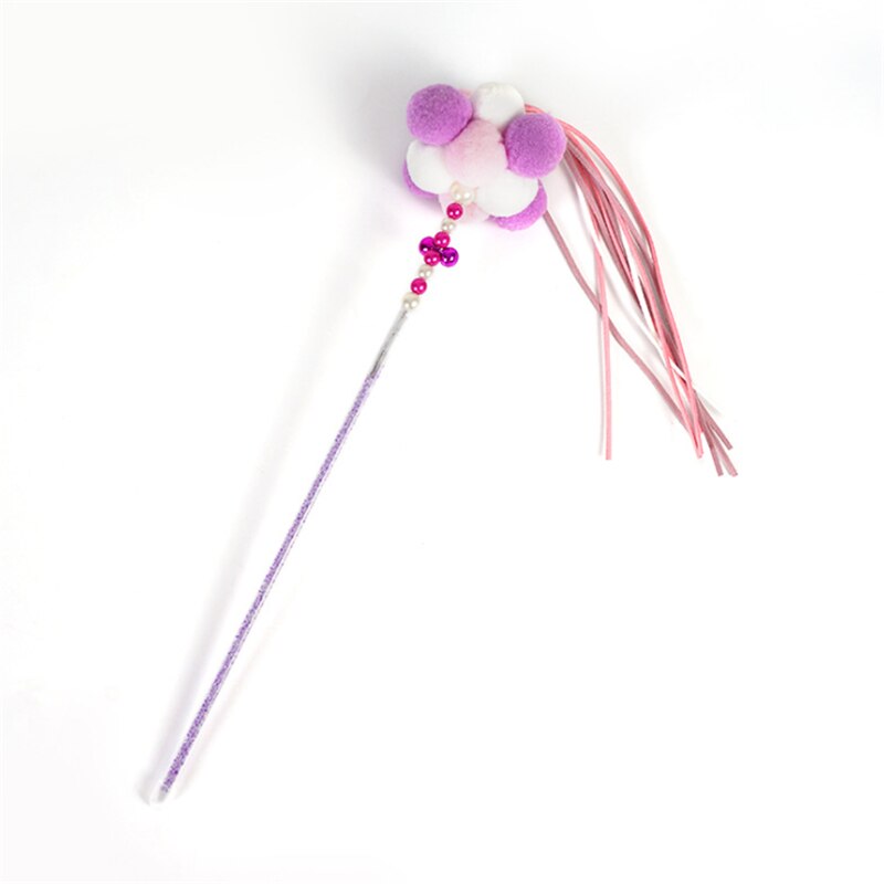 1Pc Kat Interactieve Speelgoed Stok Veer Wand Met Kleine Bell Muis Kooi Speelgoed Plastic Kunstmatige Kleurrijke Kat Teaser Speelgoed levert: 4