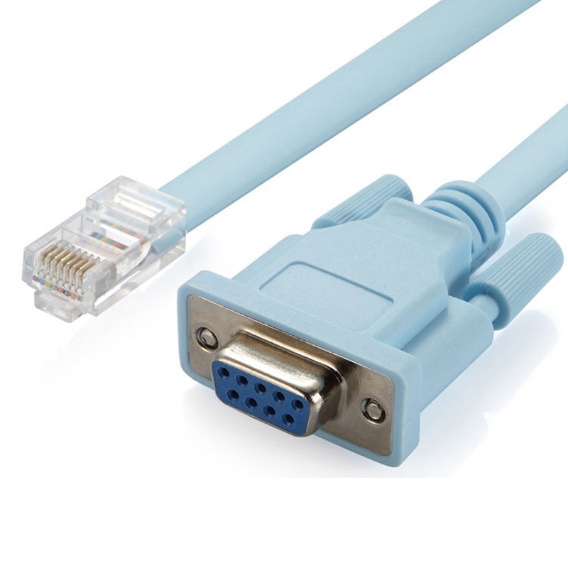 Cabo serial rj45 do cabo de rede rj45 a db9 e rs232 a usb (2 em 1) cabo do console do lan do adaptador dos ethernet cat5