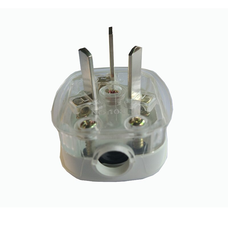 Au plug vekselstrømsadapterstik 16a 250v stik kabel elektrisk stik hvid han-adapter adapter aftageligt stik