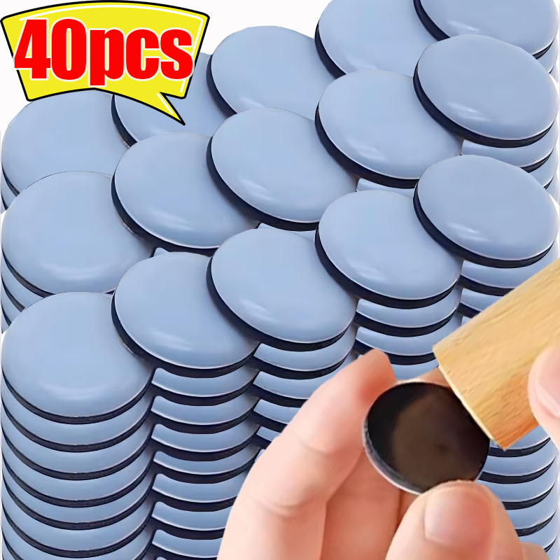 40-4PC Möbel Slider Pads Selbstklebende Boden Schutz Matte Anti Scratch Gummi Sofa Tisch Stuhl Beine Pad Möbel zubehör