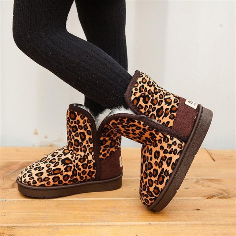 Meisjeslaarzen winter zachte zool antislip kindersneeuwlaarzen baby katoenen laarzen laarzen