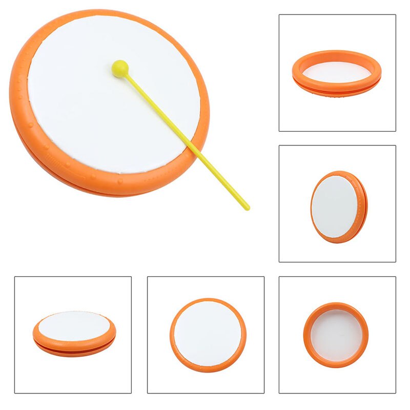 Hand Hold Drum Muziek Instrument Plastic 19.8Cm 7.8Inch Voor Draagbare Vaak Praktijk Handpan Drum Hamers Huedrum