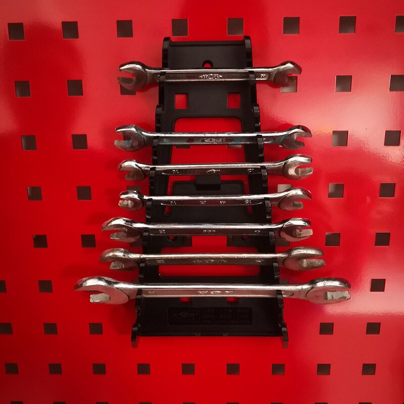Wrench Organzer Metal Tray Ral Storage Rack Sorter Socket Holder Set