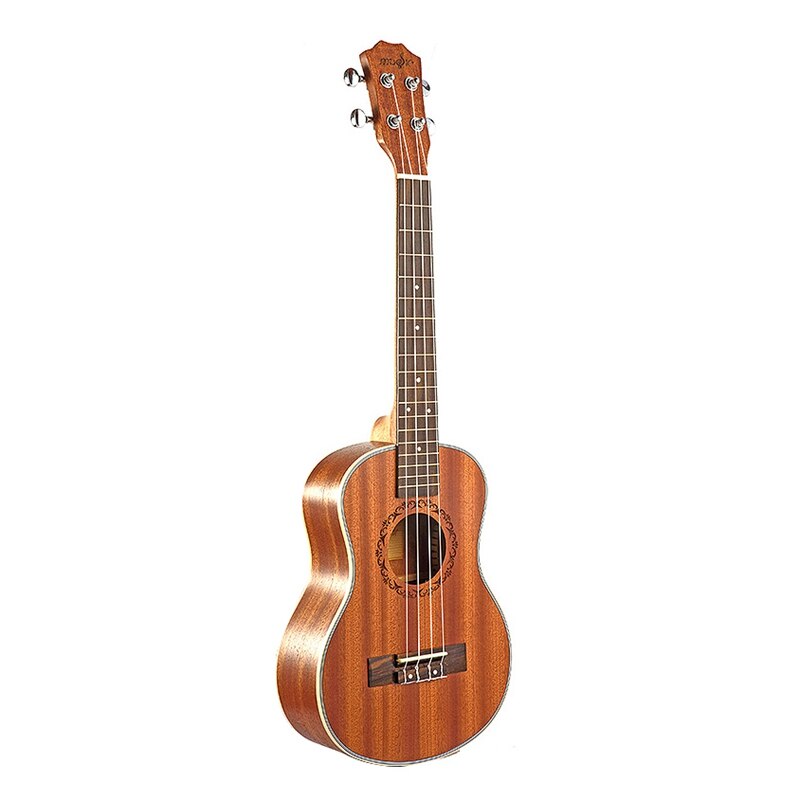 Tenor akustisk elektrisk ukulele 26 tums gitarr 4 strängad ukulele handgjord trägitarrist mahogny: Default Title