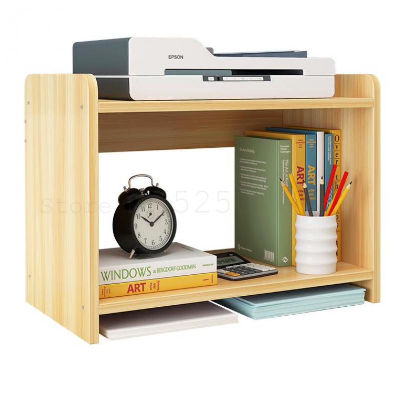 Eenvoudige Bureau Op Boekenplank. Studenten Gebruik Desktop Planken Tegemoet Kleine Boekenkasten In Slaapzalen. Eenvoudige En Moderne