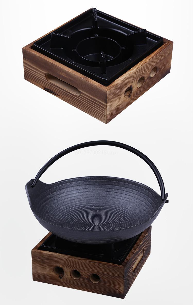 stainless steel alcohol stove small pot solid liquid dormitory pot portable hotel dry pot home set