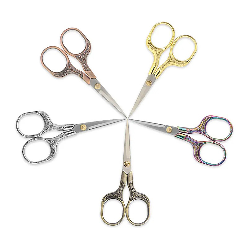 Vintage Stainless Steel Scissors Sewing Fabric Cutter Embroidery Scissors Tailor Scissor Sewing Tools DIY Sewing Accessories