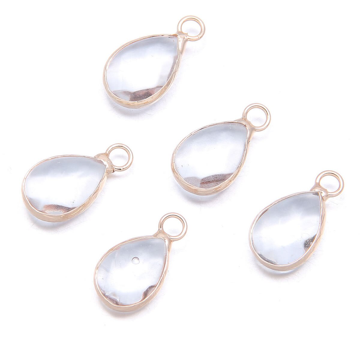 Natürliche Stein Teardrop Form Anhänger Charms Schmuck Charms Für Schmuck Machen Armband Ohrringe