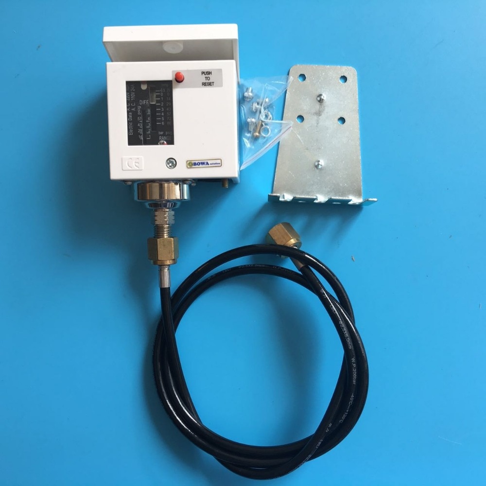 -1 ~ 0 Bar Vacuum mechanical pressure switches are available with NO, NC or SPDT contacts control vacuum equipment system