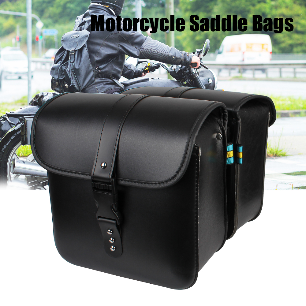 Zijbagage Zadeltas Motorrijden Reizen Tanktas PU Leer Motor Staart Bagage Koffer Motorfiets Opslag Gereedschapstas