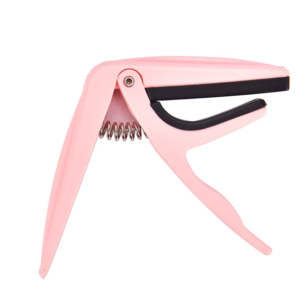 Tune Guitar Tuner Clamp Key Trigger Capo for Acoustic Electric Musical Instruments Part Guitar Accessories: Pink