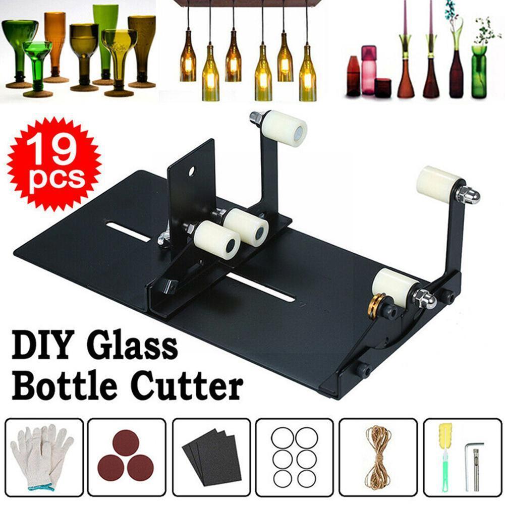 Glass Cutter Glass Bottle Cutter Cutting Tool Square And Round Wine Beer Glass Sculptures Cutter For Diy Glass Cutting Mach Y1r4