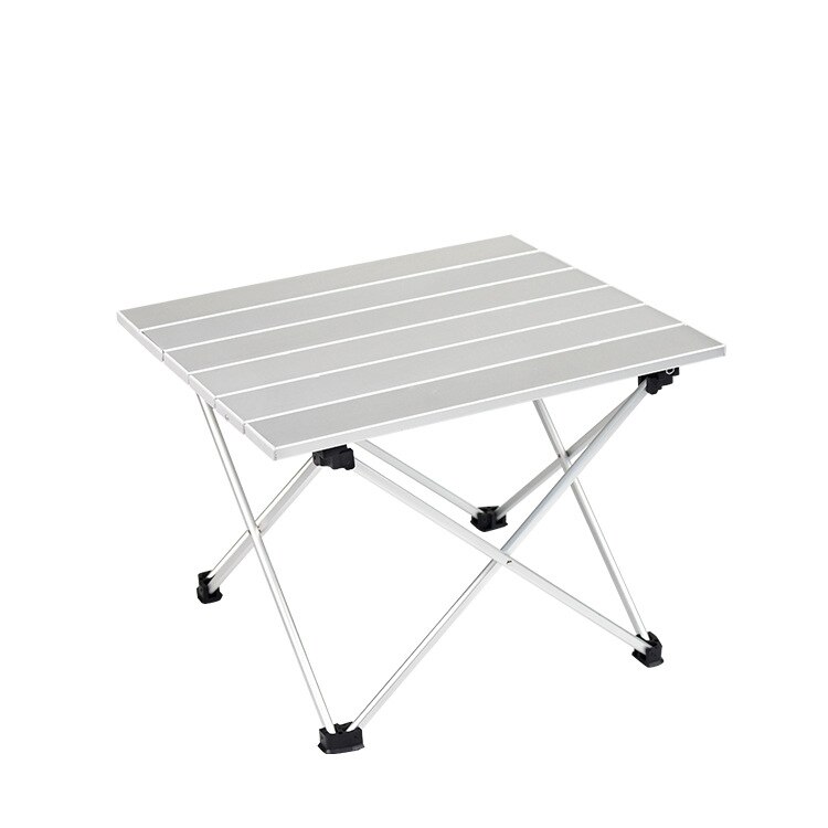 Multifunksjon sammenleggbart campingbord utendørs bærbart 6063 skrivebord i aluminiumslegering turfest piknik bbq balkong utemøbler: S