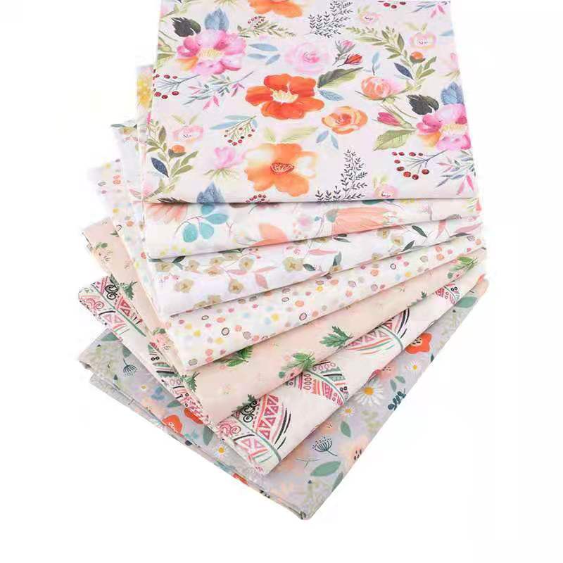100% Cotton Fabric Cartoon Cotton Patchwork Cloth DIY Sewing Quilting Fat Quarters Material For Baby&amp;Child 8 pieces 50cm x 50cm: 50cm x 50cm / 3